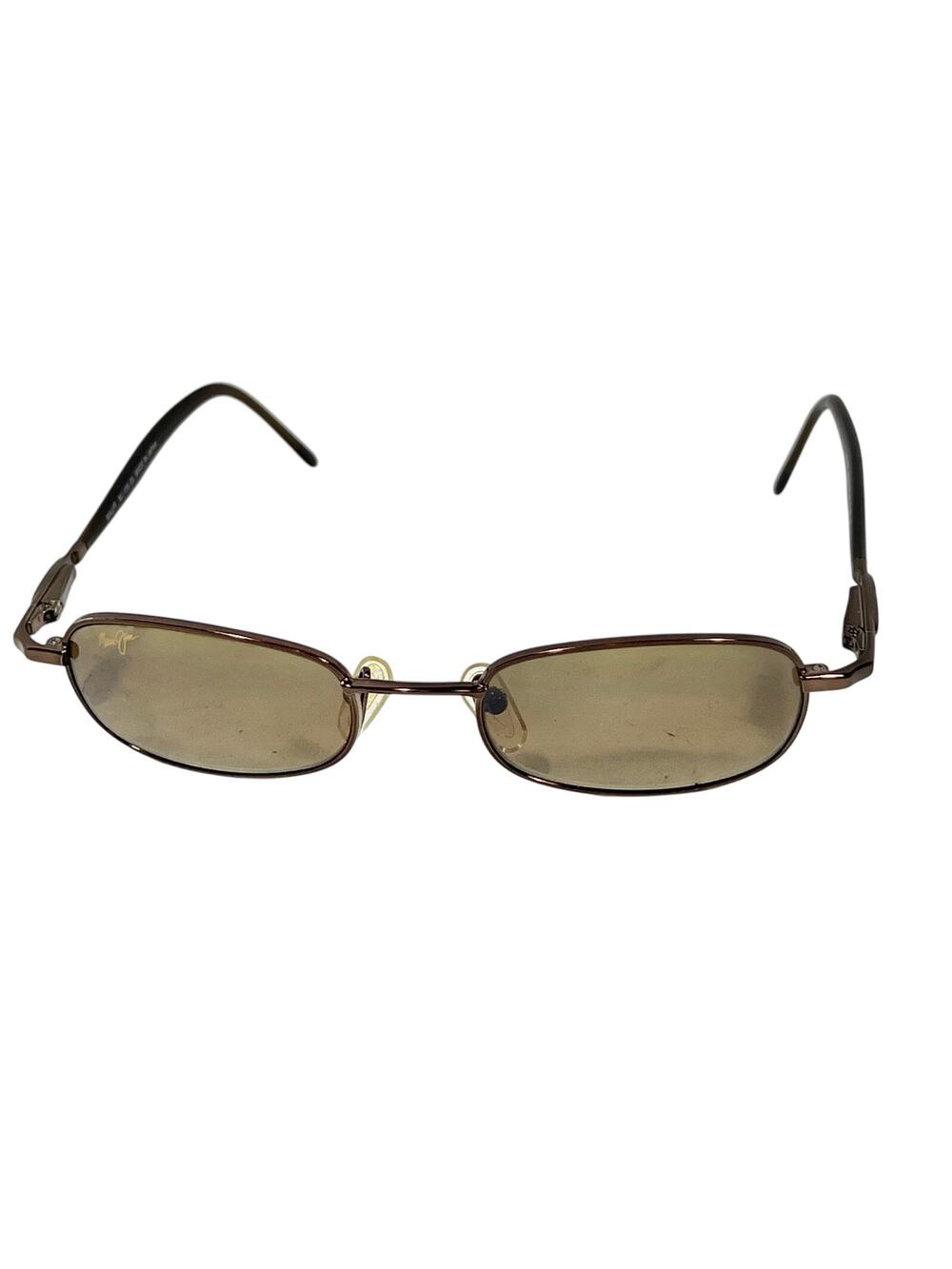 Maui Jim Manini Sunglasses MJ-135-23 Copper Metal Frame Brown Lenses Japan